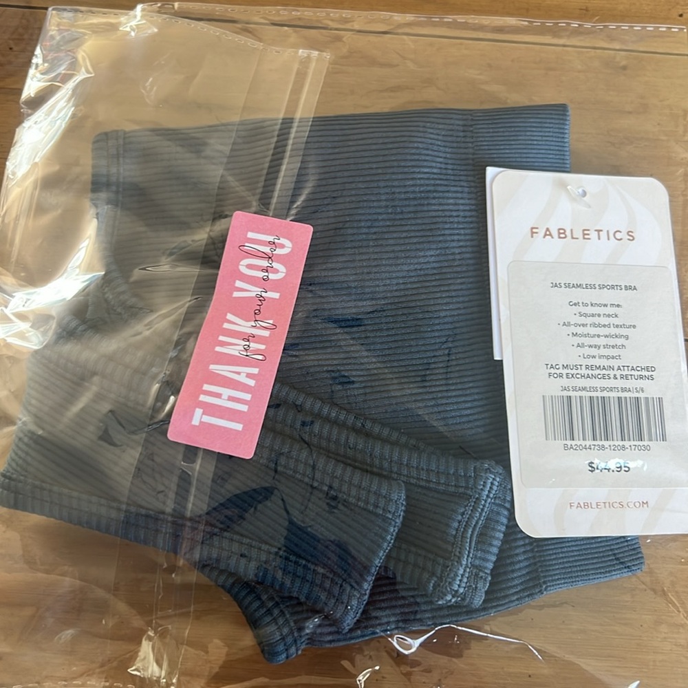 Jas Seamless Sports Bra SMALL NWT Fabletics - Picture 3 of 4
